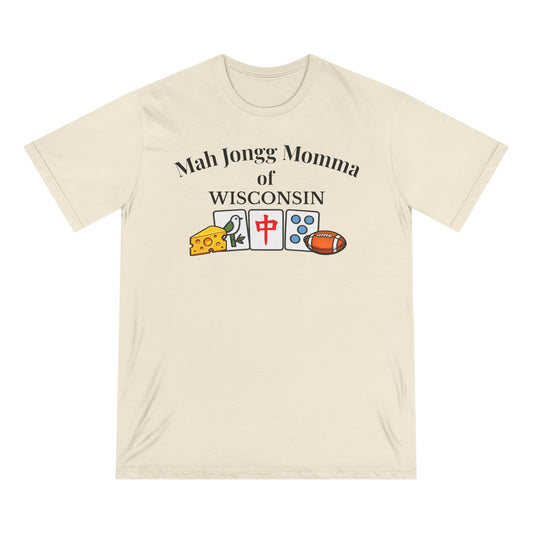 Wisconsin Mah Jongg Momma T-Shirt - Mahjong Tiles - for Mah Jongg Game Day