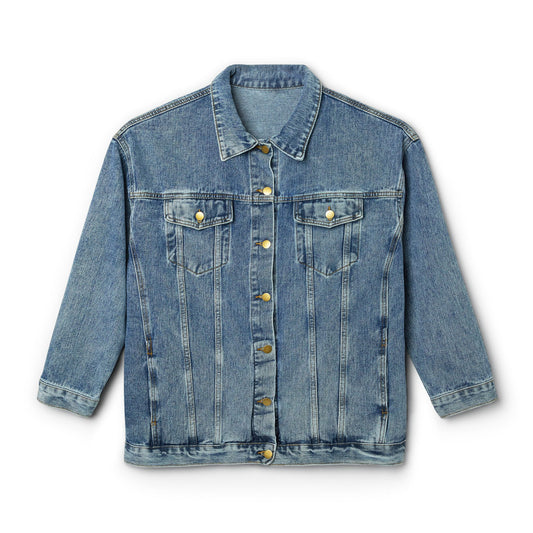 City Mah Jongg Women's Denim Jacket - San Francisco - For Mah Jong Player