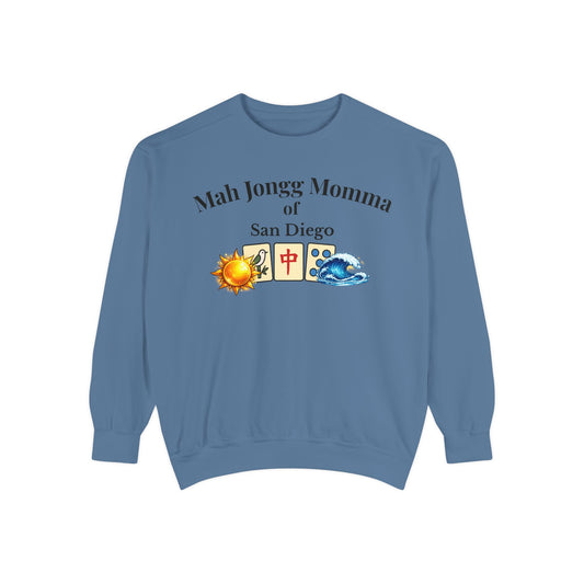 Mah Jongg Momma of San Diego Crewneck Sweatshirt - Mahjong Tournament Sweatshirt