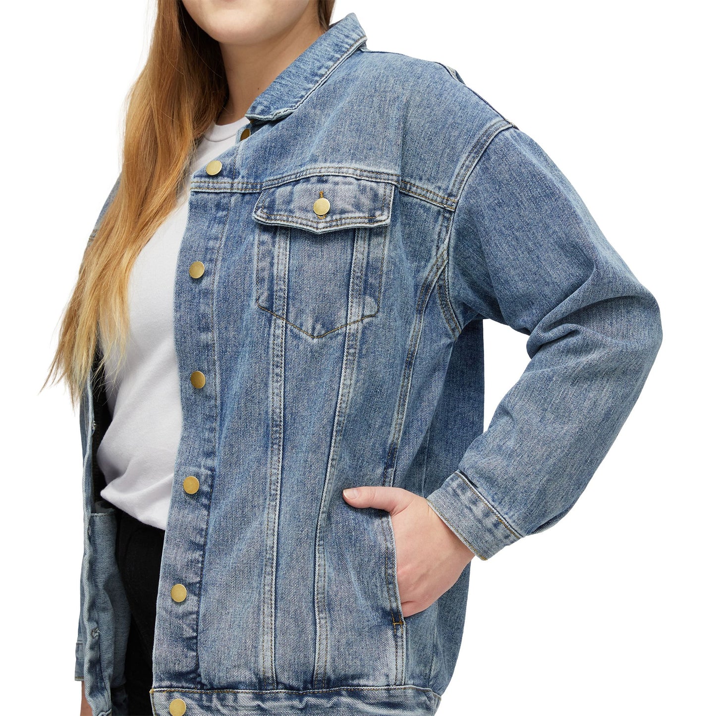 New York City Mah Jongg Women's Denim Jacket - For Mah Jongg Player