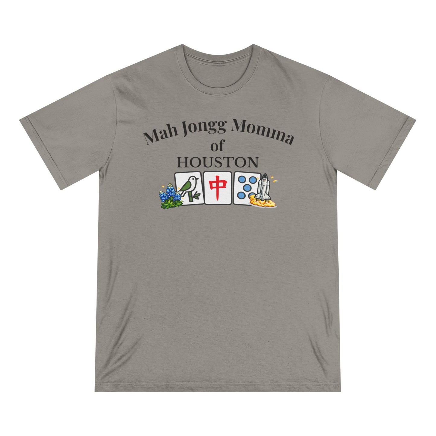 Houston Mah Jongg Momma T-Shirt - Mahjong Tiles - for Mah Jongg Game Day