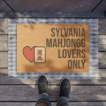 Sylvania Mahjongg Lovers Only Doormat | Perfect for Mah Jongg Game Night