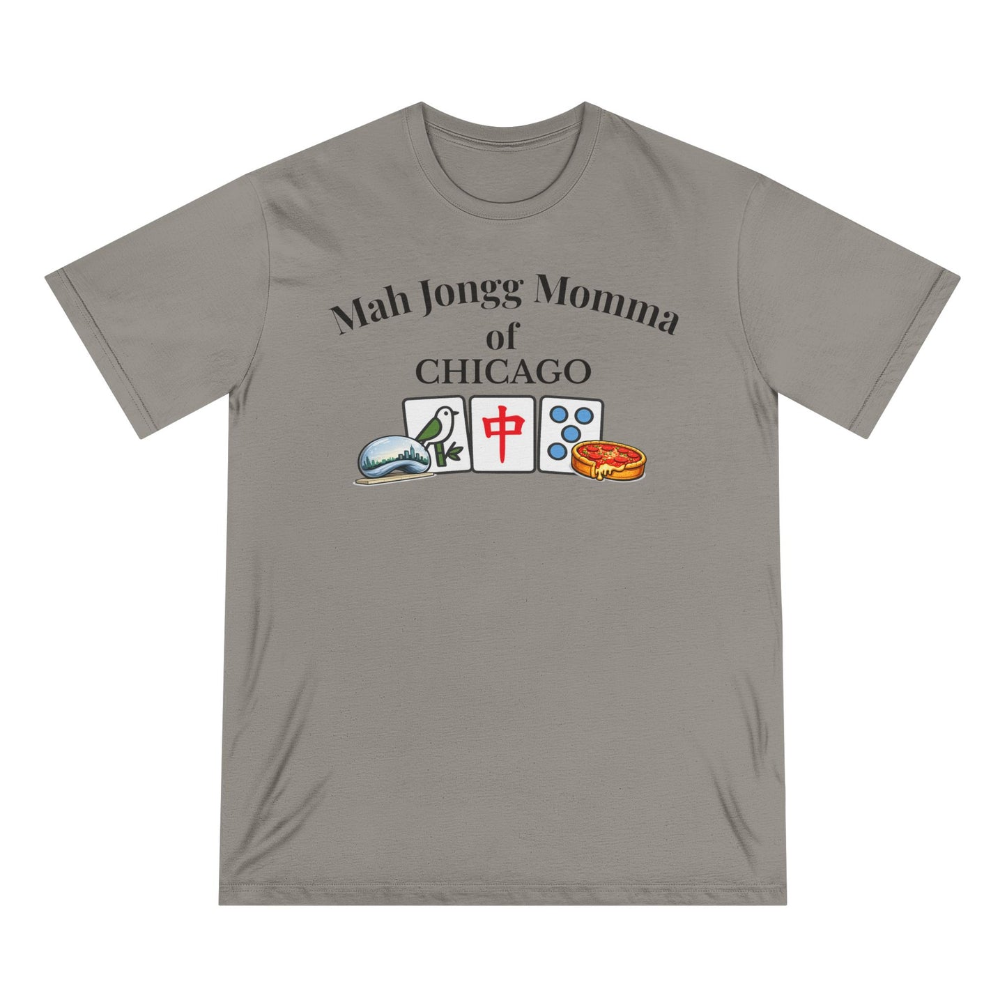 Chicago Mah Jongg Momma T-Shirt - Mahjong Tiles - for Mah Jongg Game Day