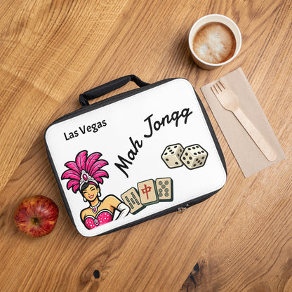 Las Vegas Mah Jongg Insulated Lunch Bag | Mah Jongg Game Day Lunch