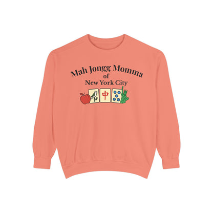 Mah Jongg Momma of New York City Crewneck Sweatshirt - Mahjong Tournament Sweatshirt