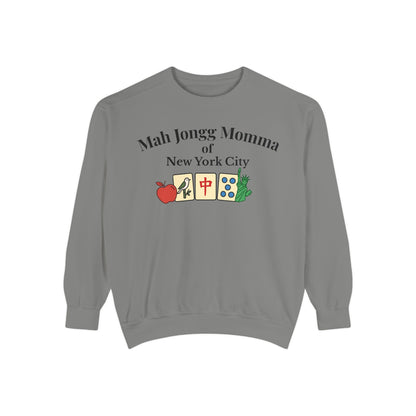 Mah Jongg Momma of New York City Crewneck Sweatshirt - Mahjong Tournament Sweatshirt