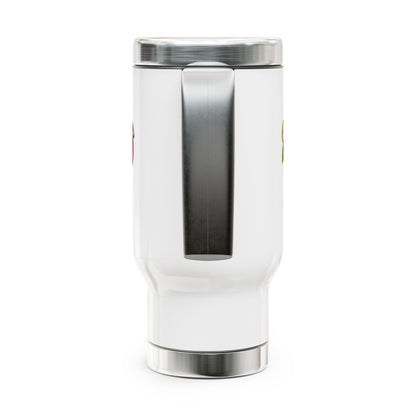 North Carolina Mah Jongg travel mug | 14oz stainless steel travel mug with handle