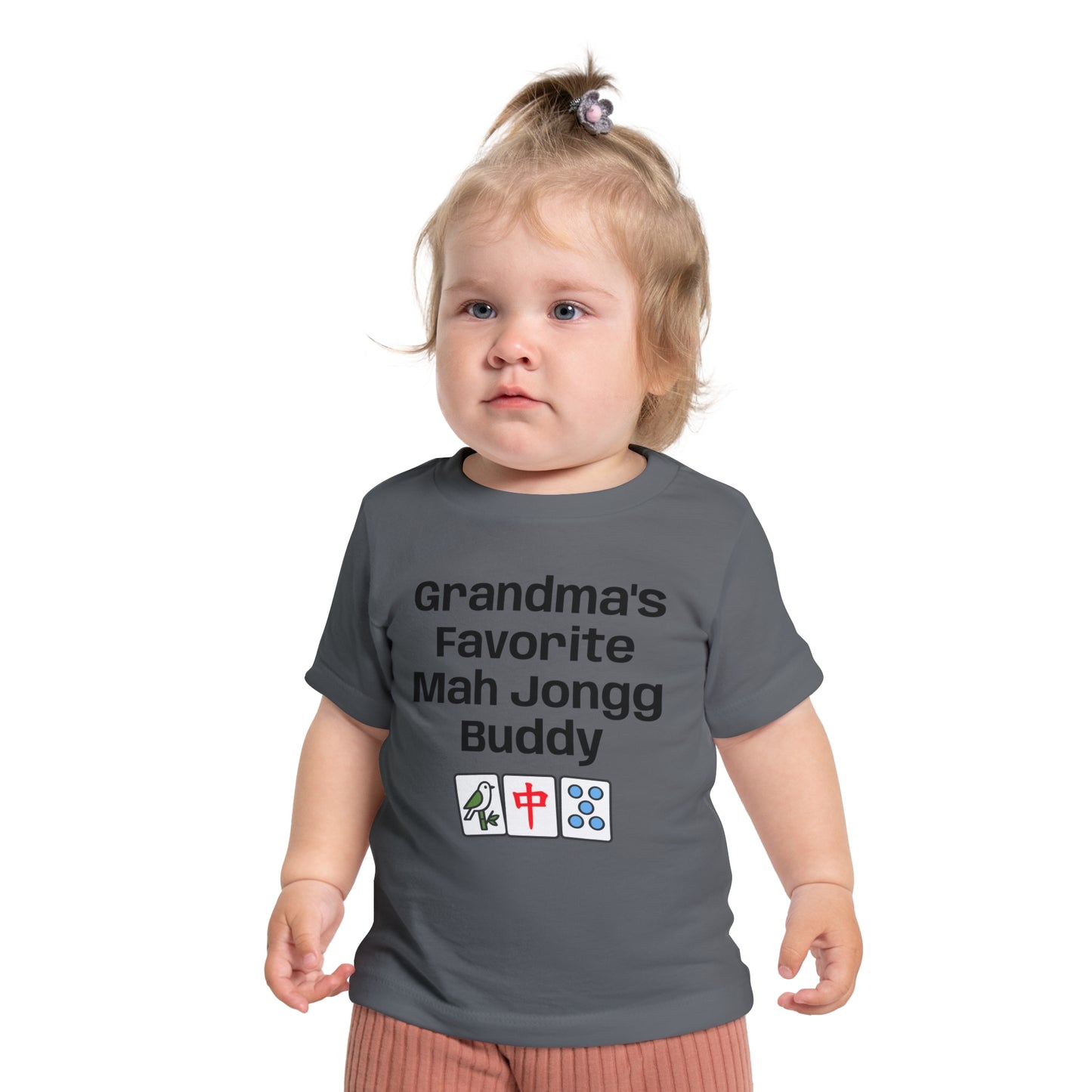 Grandma's Favorite Mah Jongg Buddy T-Shirt - Cute Mahjong Infant Tee