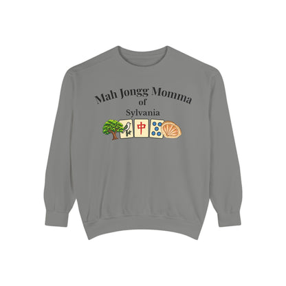 Mah Jongg Momma of Sylvania Crewneck Sweatshirt - Mahjong Tournament Sweatshirt