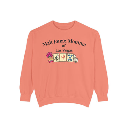 Mah Jongg Momma of Las Vegas Crewneck Sweatshirt - Mahjong Tournament Sweatshirt