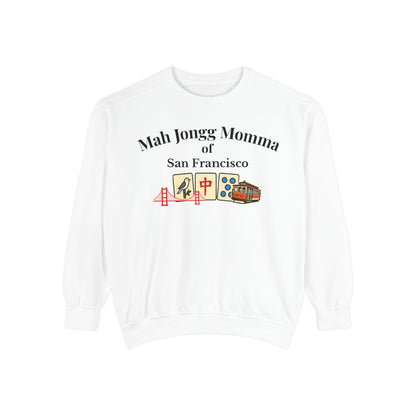 Mah Jongg Momma of San Francisco Crewneck Sweatshirt - Mahjong Tournament Sweatshirt