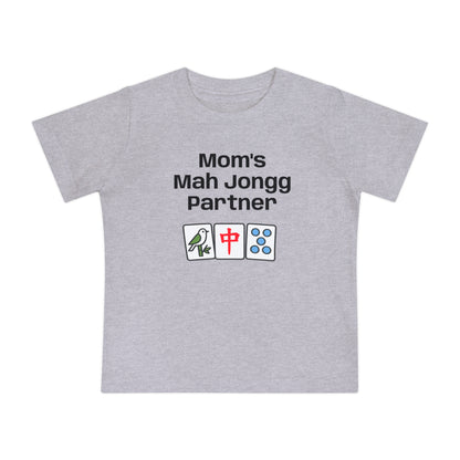 Mom's Mah Jongg Partner T-Shirt - Cute Mahjong Infant Tee