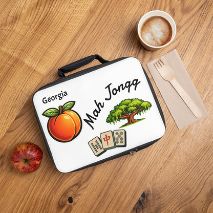 Georgia Mah Jongg Insulated Lunch Bag | Mah Jongg Game Day Lunch
