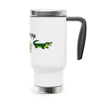 Florida Mah Jongg travel mug | 14oz stainless steel travel mug with handle