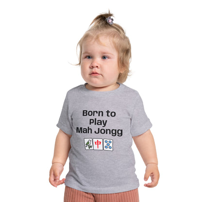 Born To Play Maj Jongg T-Shirt - Cute Mahjong Infant Tee