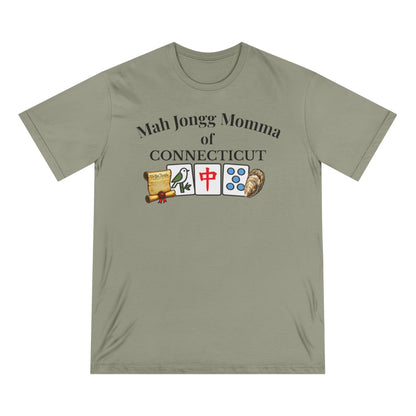 Connecticut Mah Jongg Momma T-Shirt - Mahjong Tiles - for Mah Jongg Game Day