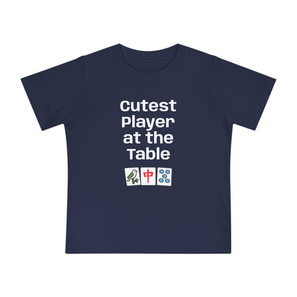 Cutest Player at the Table T-Shirt - Cute Mahjong Infant Tee