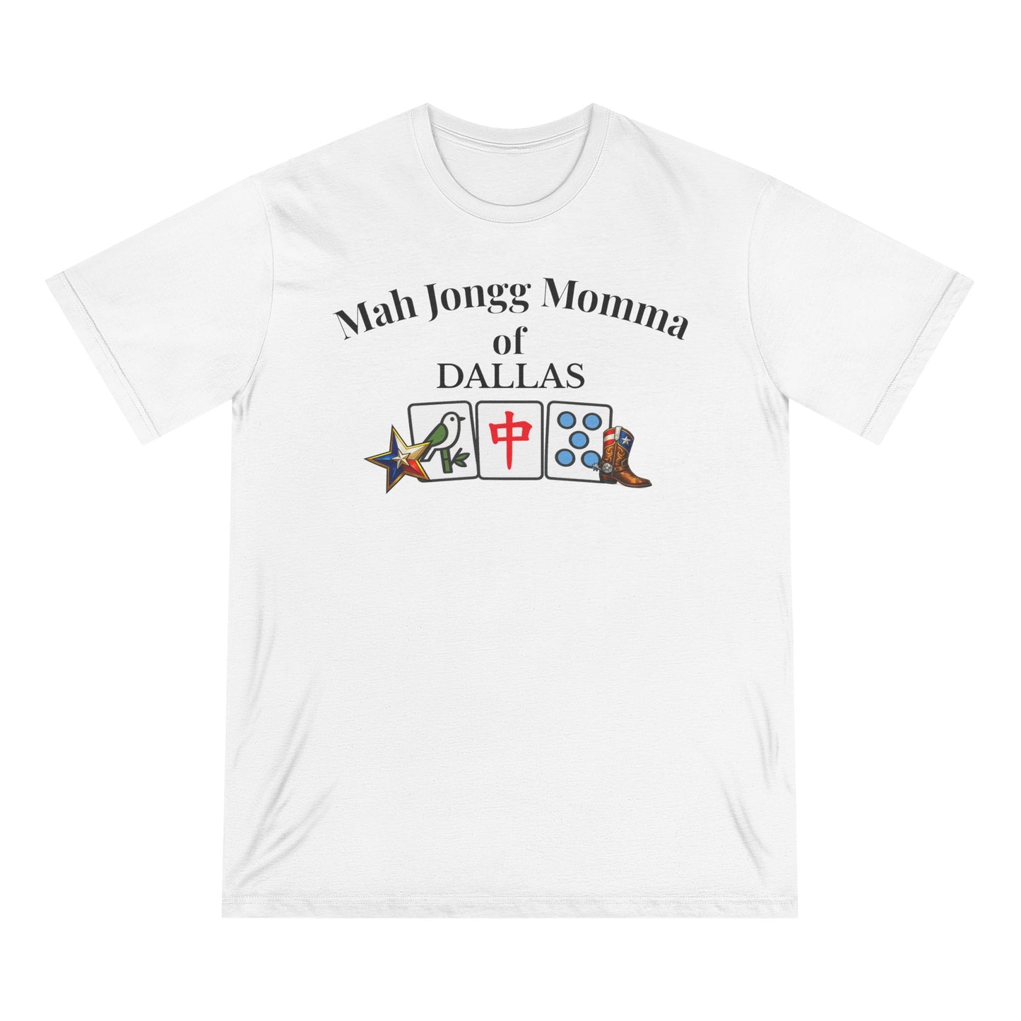Dallas Mah Jongg Momma T-Shirt - Mahjong Tiles - for Mah Jongg Game Day