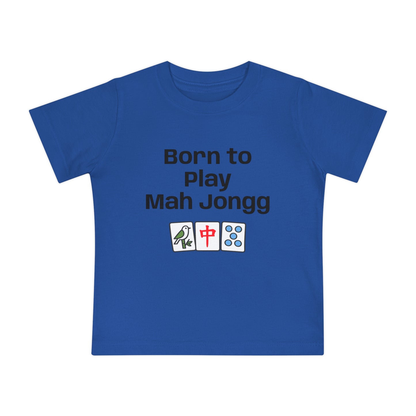 Born To Play Maj Jongg T-Shirt - Cute Mahjong Infant Tee