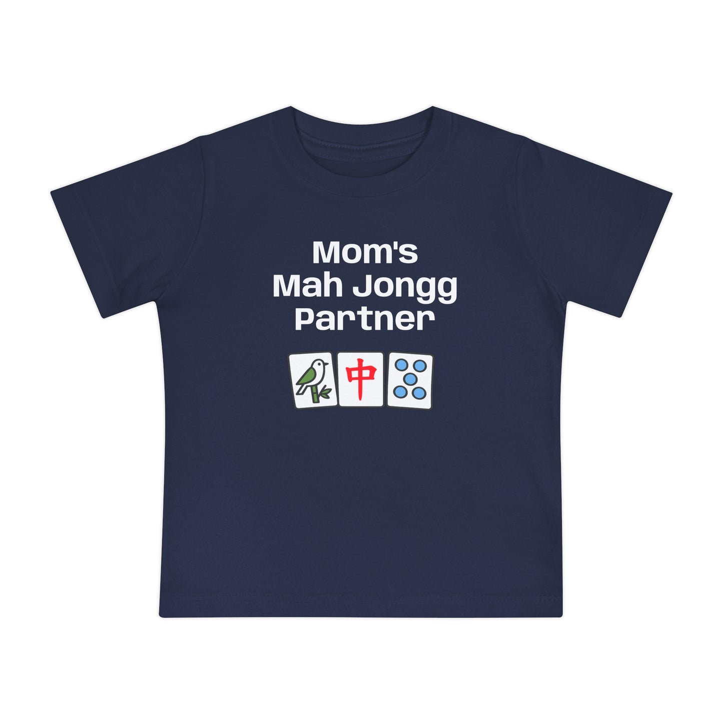 Mom's Mah Jongg Partner T-Shirt - Cute Mahjong Infant Tee