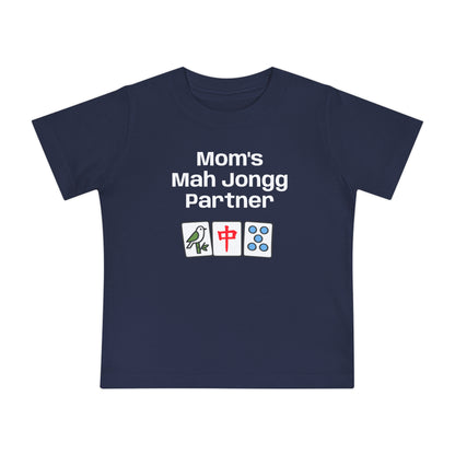 Mom's Mah Jongg Partner T-Shirt - Cute Mahjong Infant Tee