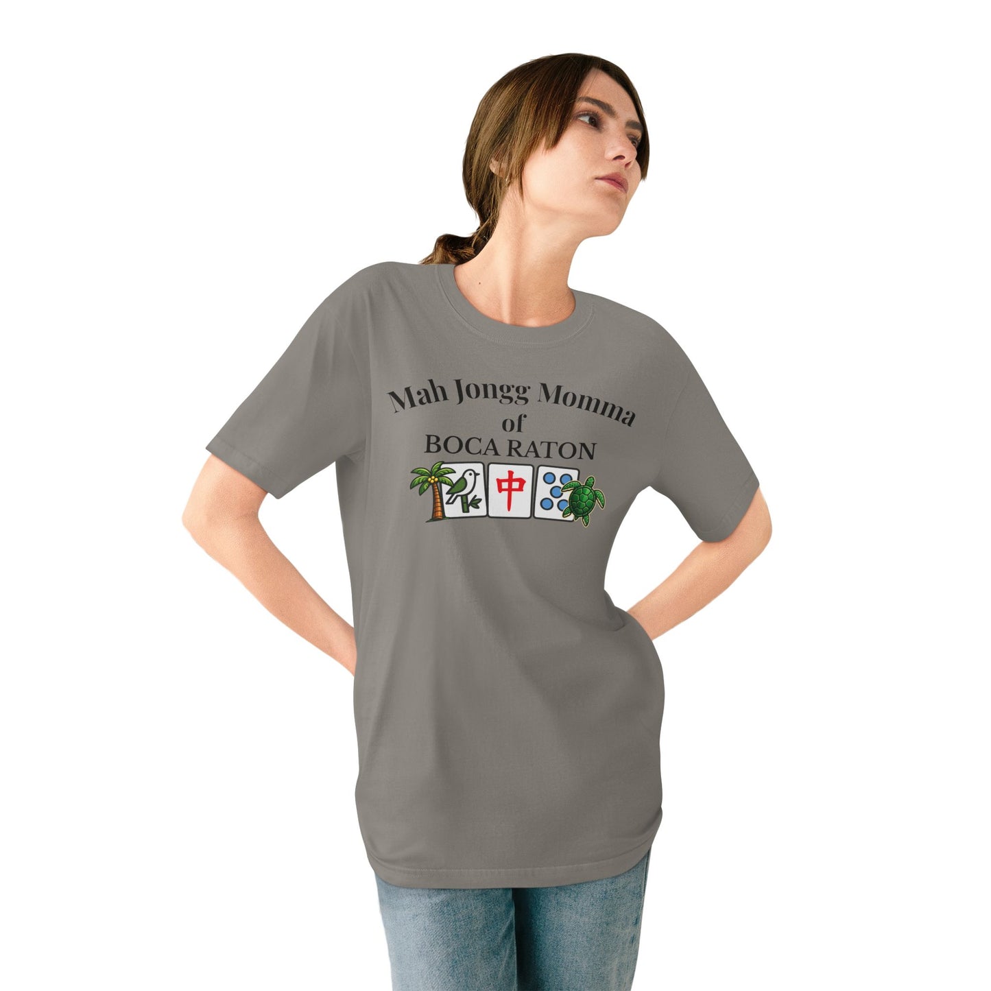 Boca Raton Mah Jongg Momma T-Shirt - Mahjong Tiles - for Mah Jongg Game Day