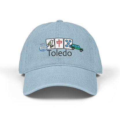 Mah Jongg Toledo Embroidered  Jean Hat - For MahJong Players