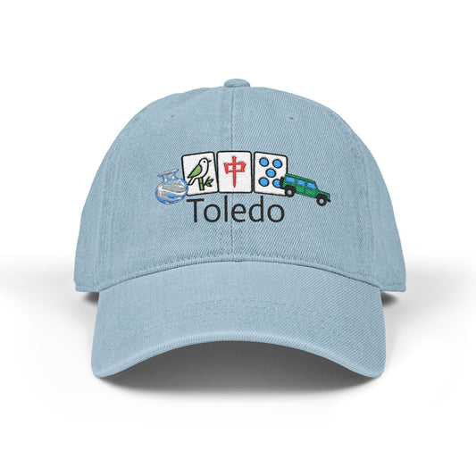 Mah Jongg Toledo Embroidered  Jean Hat - For MahJong Players