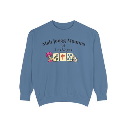 Mah Jongg Momma of Las Vegas Crewneck Sweatshirt - Mahjong Tournament Sweatshirt