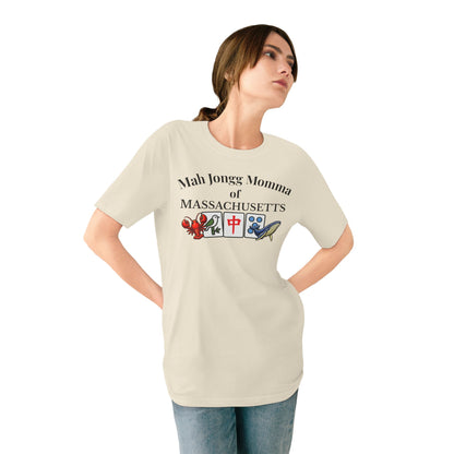 Massachusetts Mah Jongg Momma T-Shirt - Mahjong Tiles - for Mah Jongg Game Day