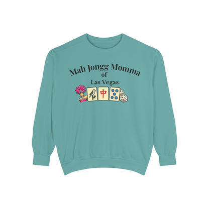 Mah Jongg Momma of Las Vegas Crewneck Sweatshirt - Mahjong Tournament Sweatshirt