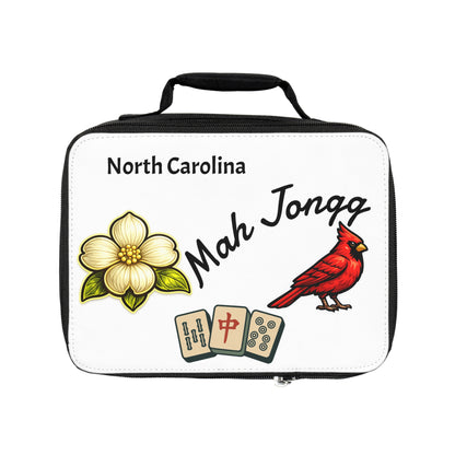 North Carolina Mah Jongg Insulated Lunch Bag | Mah Jongg Game Day Lunch