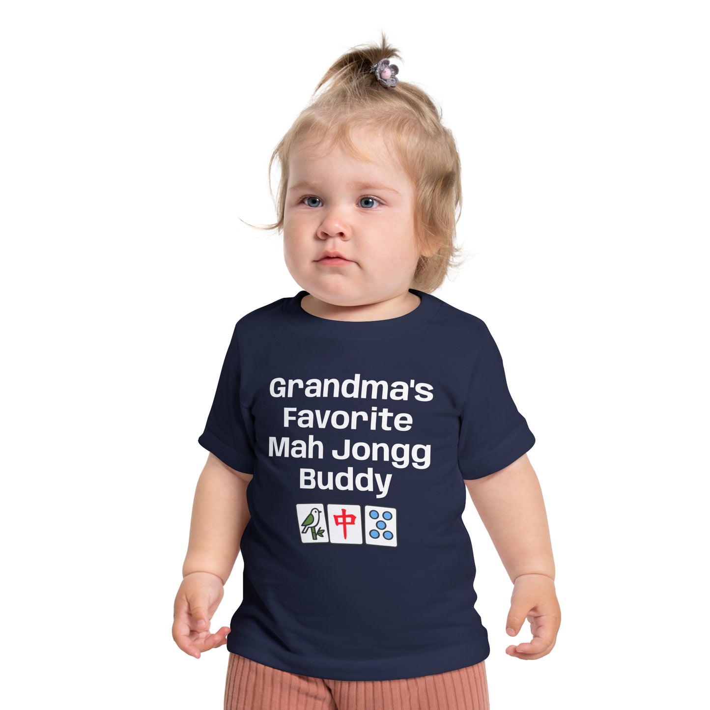 Grandma's Favorite Mah Jongg Buddy T-Shirt - Cute Mahjong Infant Tee