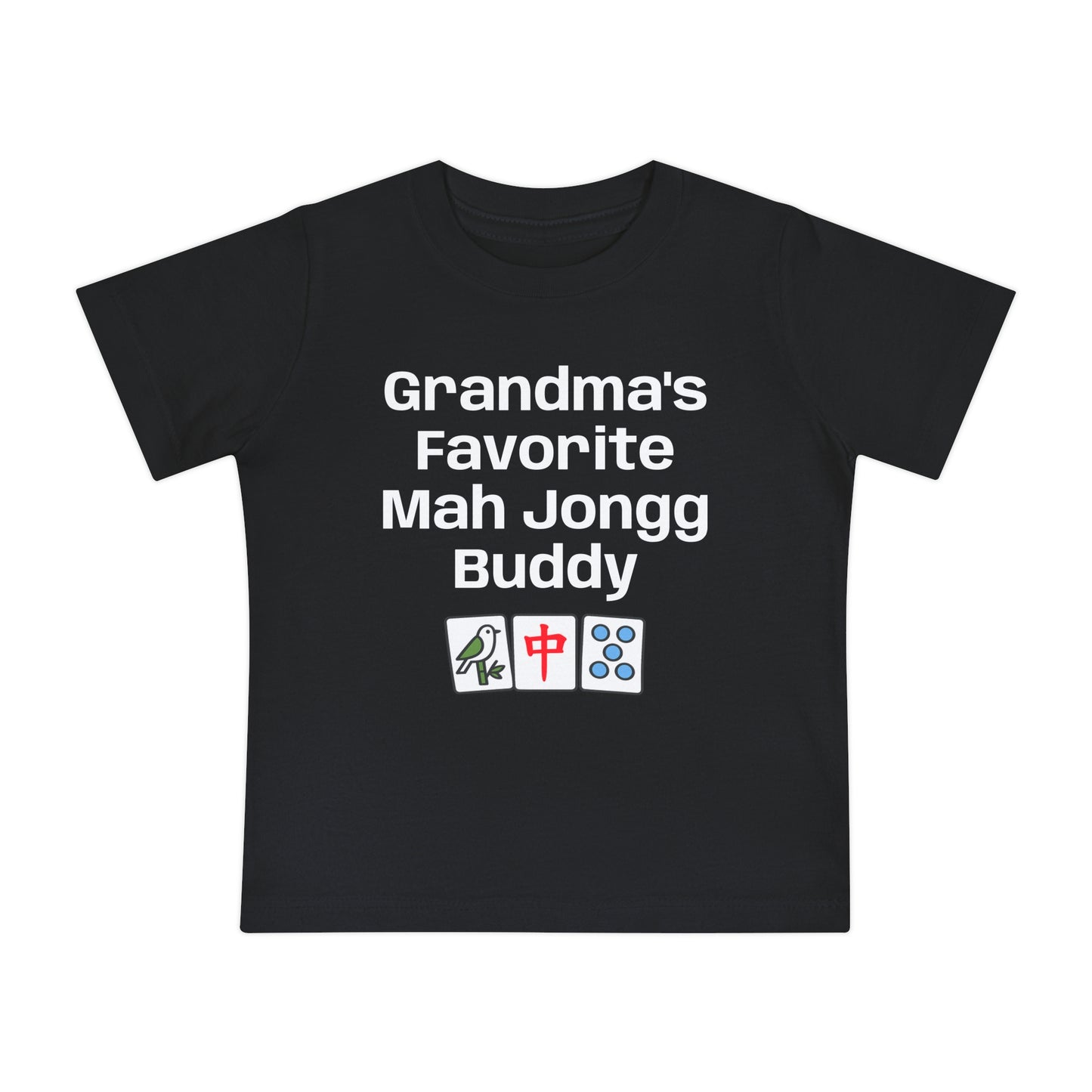 Grandma's Favorite Mah Jongg Buddy T-Shirt - Cute Mahjong Infant Tee