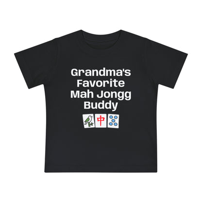 Grandma's Favorite Mah Jongg Buddy T-Shirt - Cute Mahjong Infant Tee