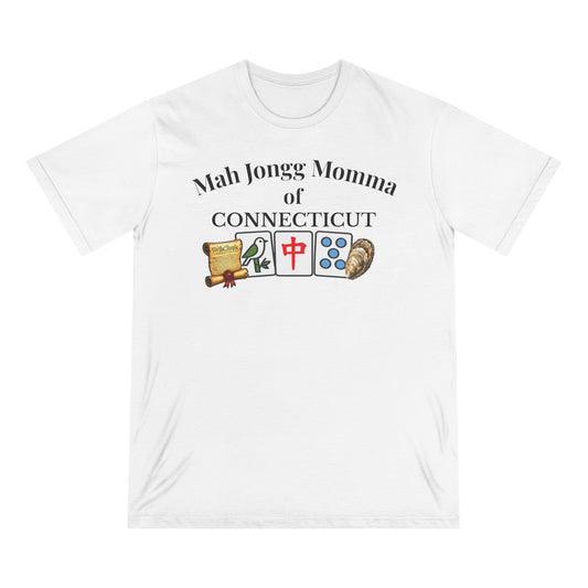 Connecticut Mah Jongg Momma T-Shirt - Mahjong Tiles - for Mah Jongg Game Day