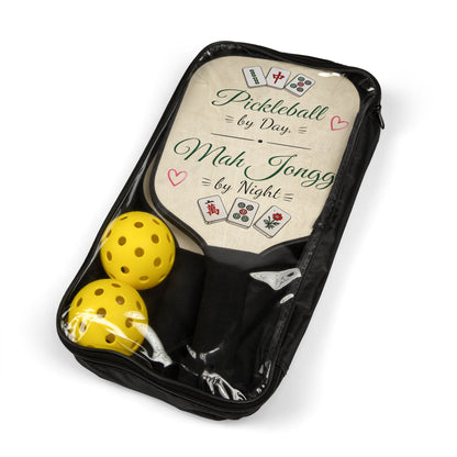 Pickleball Paddle Set — "Pickleball by Day, Mah Jongg by Night" Paddle Kit