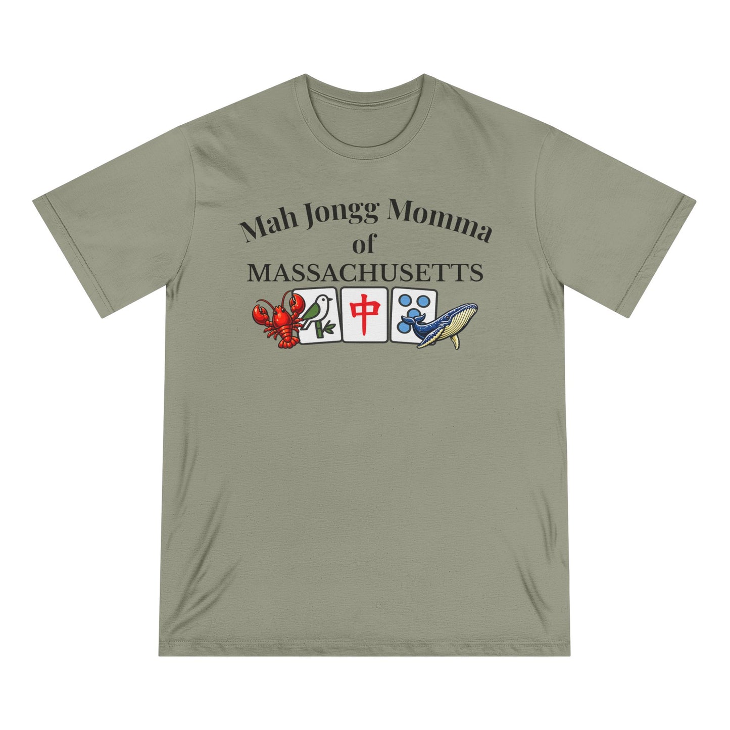 Massachusetts Mah Jongg Momma T-Shirt - Mahjong Tiles - for Mah Jongg Game Day
