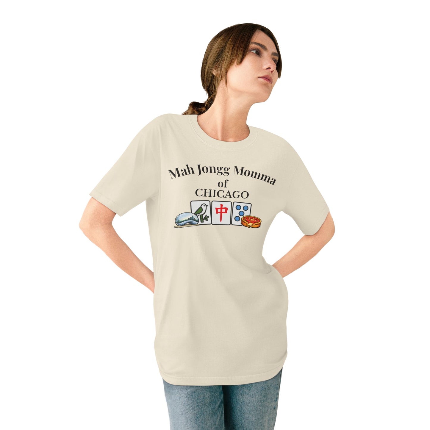 Chicago Mah Jongg Momma T-Shirt - Mahjong Tiles - for Mah Jongg Game Day