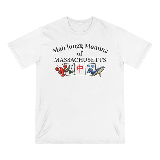 Massachusetts Mah Jongg Momma T-Shirt - Mahjong Tiles - for Mah Jongg Game Day