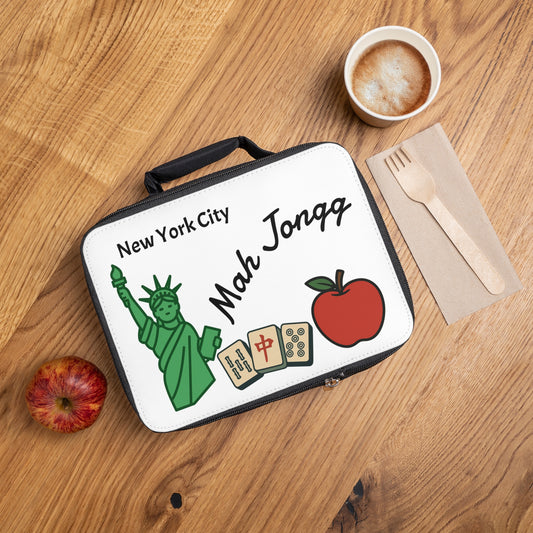 New York City Mah Jongg Insulated Lunch Bag | Mah Jongg Game Day Lunch