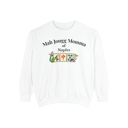Mah Jongg Momma of Naples Crewneck Sweatshirt - Mahjong Tournament Sweatshirt