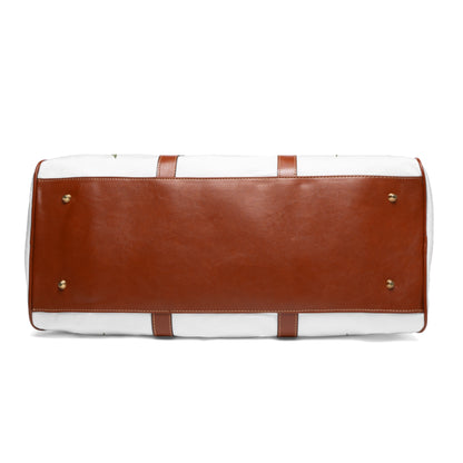 Mahjong Travel Bag — Waterproof Mahjong Duffle with Floral Tiles ("Mah Jongg Ready")