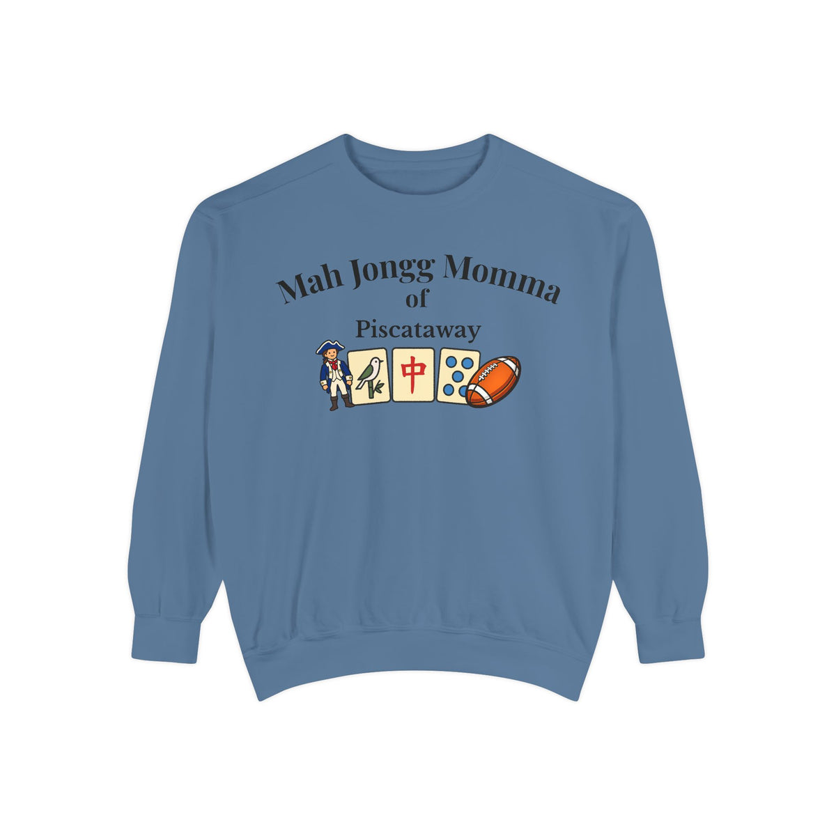 Mah Jongg Piscataway of Baltimore Crewneck Sweatshirt - Mahjong Tournament Sweatshirt