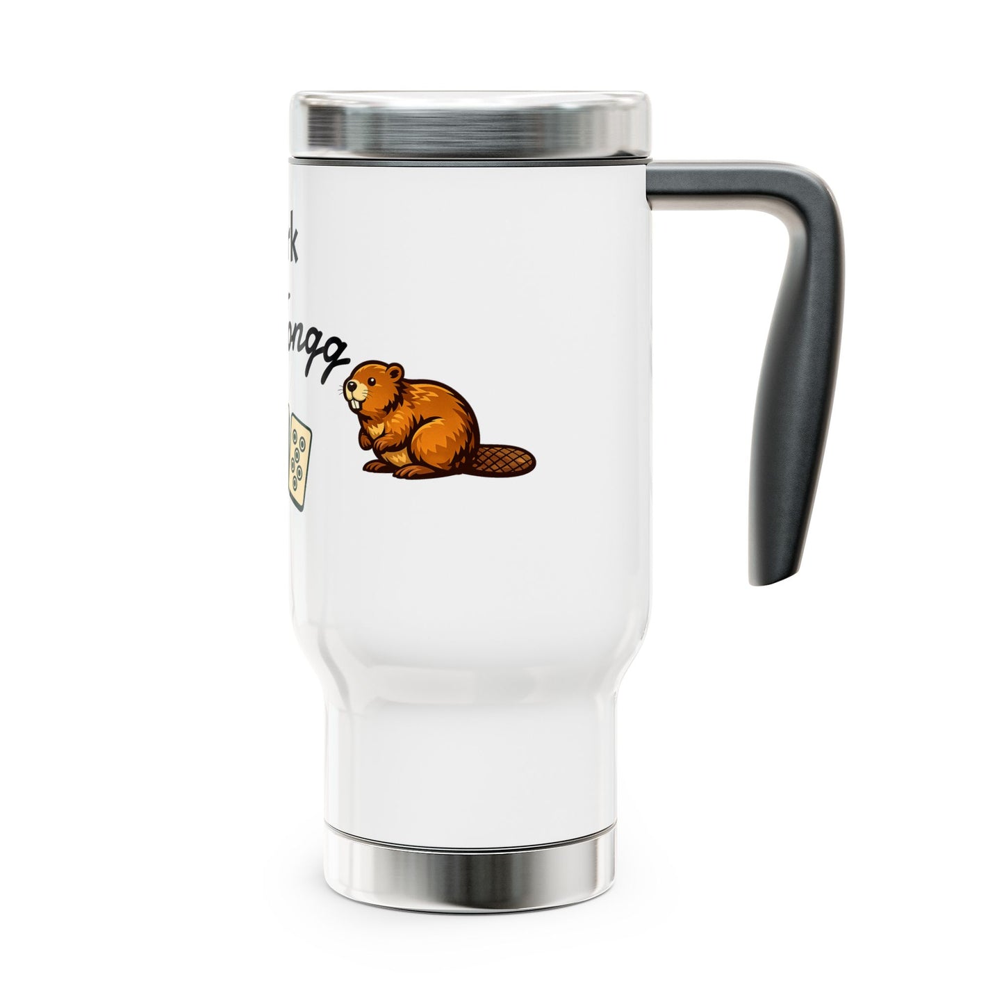 New York Mah Jongg travel mug | 14oz stainless steel travel mug with handle
