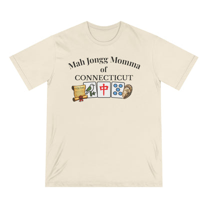 Connecticut Mah Jongg Momma T-Shirt - Mahjong Tiles - for Mah Jongg Game Day