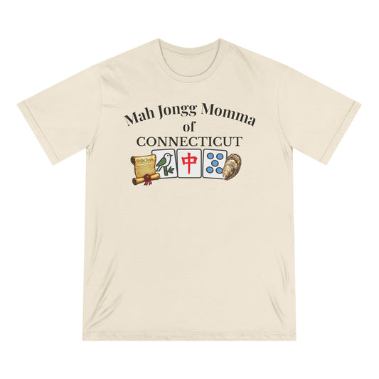 Connecticut Mah Jongg Momma T-Shirt - Mahjong Tiles - for Mah Jongg Game Day