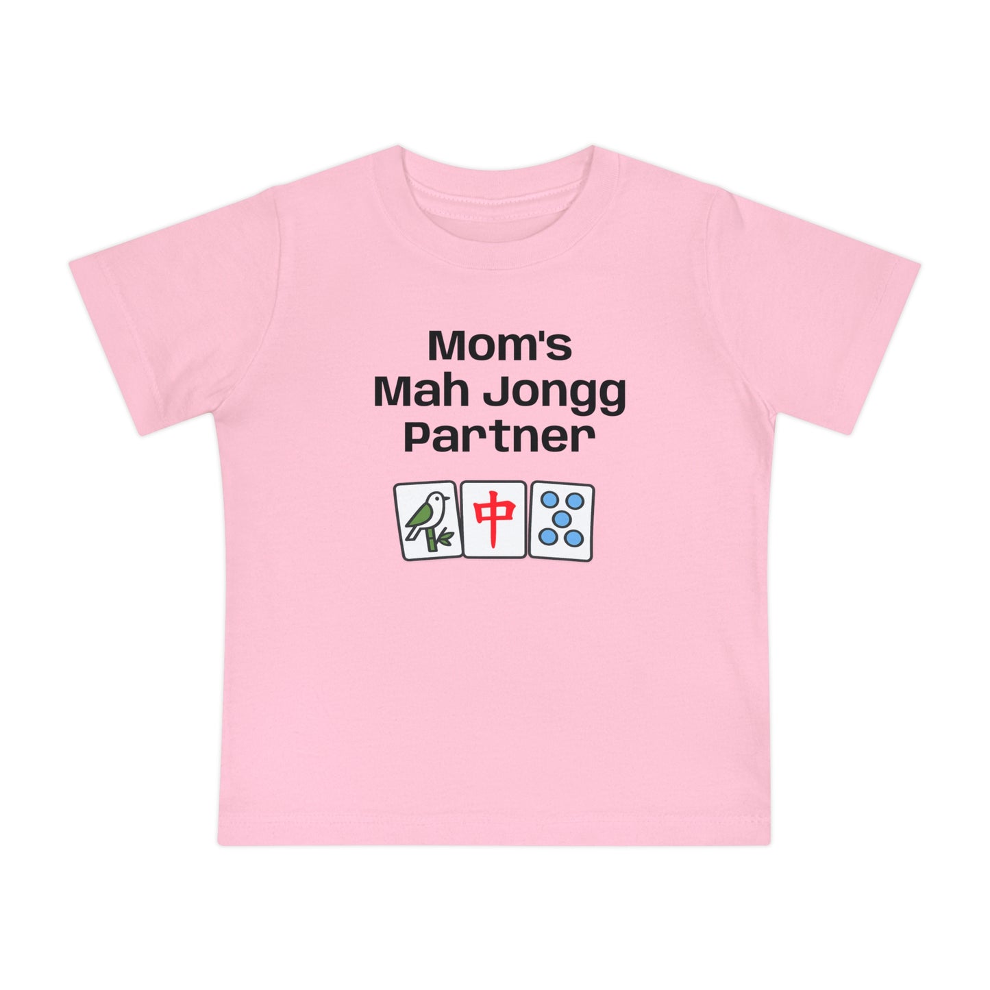 Mom's Mah Jongg Partner T-Shirt - Cute Mahjong Infant Tee