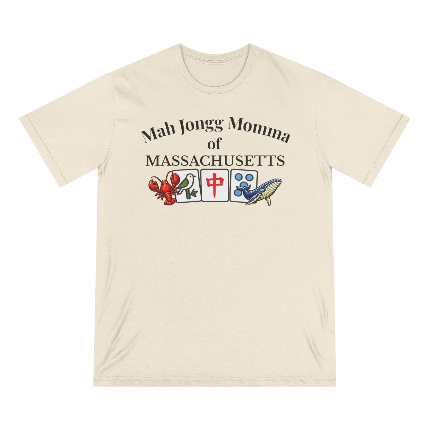 Massachusetts Mah Jongg Momma T-Shirt - Mahjong Tiles - for Mah Jongg Game Day