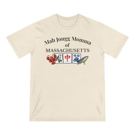 Massachusetts Mah Jongg Momma T-Shirt - Mahjong Tiles - for Mah Jongg Game Day